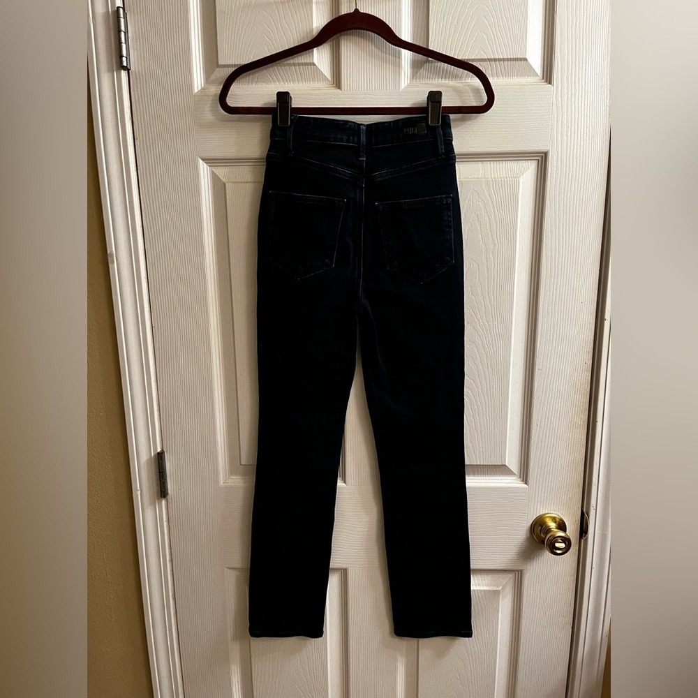 PAIGE JEANS~THE CINDY~High Rise Dark Jeans~24 - Picture 3 of 9